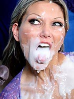 Anna Nova Face Wiped Out By Sticky Jizz